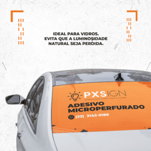 Adesivo em Vinil Micro perfurado